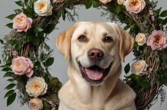 Cute Labrador names logo